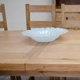 Deluxe Extending Dining Table - 6-10 Seater - 180cm-260cm - Oval - Oak