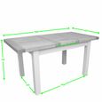 Deluxe Painted Extending Dining Table - 4-6 Seater - 122cm-162cm