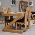 Z Designer Dining Table - 120cm - 4 Seater - Oak