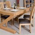Z Designer Dining Table - 120cm - 4 Seater - Oak