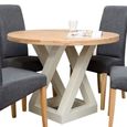 Z Painted Dining Table - 105cm - 2 Seater - Round - Painted