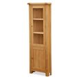 Salisbury Premium Corner Display Cabinet - 2 Door - Oak
