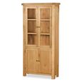 Salisbury Premium Display Cabinet - 4 Door - Oak