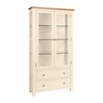 Lundy Display Cabinet - 2 Door - Ivory Painted