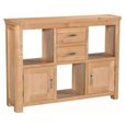 Treviso Small Display Cabinet - Oak