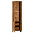 Original Corner Display Cabinet - 2 Door - Rustic Oak
