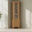 Appleby Corner Display Cabinet - 2 Door - Oak