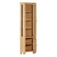 Appleby Corner Display Cabinet - 2 Door - Oak