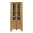 Kilkenny Corner Display Unit - 4 Door - Oak