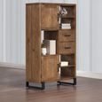 Pembroke Tall Display Unit - Rustic Pine