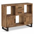Pembroke Low Display Unit - Rustic Pine