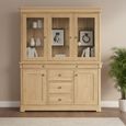 Moreno Combi Display Cabinet - 5 Door - Oak