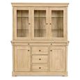 Moreno Combi Display Cabinet - 5 Door - Oak