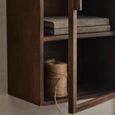 Clearance - Nango Wall Cabinet - 2 Door - Dark Brown - Mango Wood - FSS16477