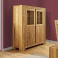 Clearance - Display Cabinet - Massive Oak - B177