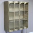Clearance - Display Cabinet - 2 Door - Metal and Glass - Gold - FSS16979