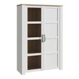 Bohol Display Cabinet - 2 Door - White
