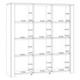 Bohol Display Cabinet - 3 Door - Large - White
