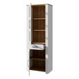 Bohol Display Cabinet - Narrow - White