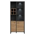 High Rock Display Cabinet - Oak