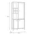 High Rock Display Cabinet - Oak