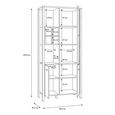 High Rock Display Cabinet - Oak
