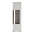Toronto Display Cabinet - Narrow - Glazed - White Gloss