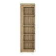 Lyon Display Cabinet - Narrow - RHD - Oak