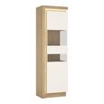 Lyon Display Cabinet - Narrow - RHD - Oak