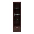Imperial Display Cabinet - 1 Door - Narrow - Glazed - Mahogany