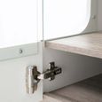 Chelsea Display Cabinet - Tall - LHD - White Gloss