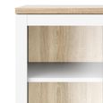 Roomers Display Cabinet - 2 Door - Glazed - White