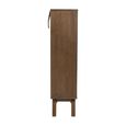 A-Line Display Cabinet - 2 Drawer - Smoked Oak