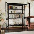 Elmhurst Display Cabinet - 4 Door - Black