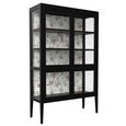 Elmhurst Display Cabinet - 4 Door - Black