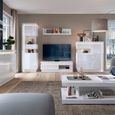 Lyon Display Cabinet - Narrow - RHD - White Gloss