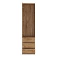 Fribo Display Cabinet - 1 Door - Narrow - Glazed - Oak