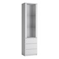 Fribo Display Cabinet - 1 Door - Narrow - Glazed - White