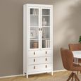 Barcelona Display Cabinet - 2 Door - White