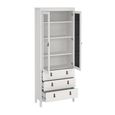 Barcelona Display Cabinet - 2 Door - White