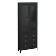 Barcelona Display Cabinet - 2 Door - Black