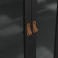 Barcelona Display Cabinet - 2 Door - Black