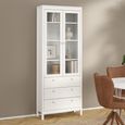Madrid Display Cabinet - 2 Door - White