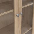 Madrid Display Cabinet - 3 Drawer - Jackson Hickory Oak