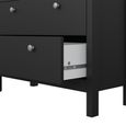 Madrid Display Cabinet - 2 Door - Black