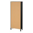 Madrid Display Cabinet - 2 Door - Black