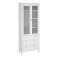 Madrid Display Cabinet - 2 Door - White