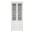 Madrid Display Cabinet - 2 Door - White