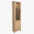 Stockholm Display Cabinet - 2 Door - Corner - Oak
