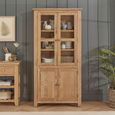 Appleby Display Cabinet - 4 Door - Glazed - Petite Oak